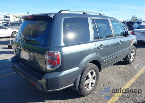 2006 Honda Pilot Ex из США, поврежденный, VIN 5FNYF28496B004319